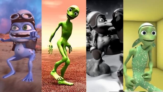 COLOR DANCE CHALLENGE DAME TU COSITA vs Patila vs El Taiger - Me Kemaste vs Gummy Bear Alien Green
