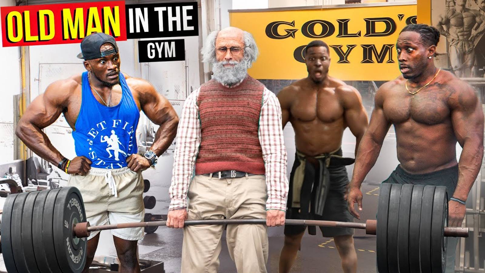 Старик пришёл в зал… и порвал всех | Anatoly GYM PRANK