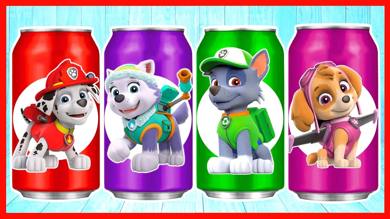 Мультик про Щенячий патруль. Учим цвета. Фанта. Ам Ням. Learn Colors. Fanta.