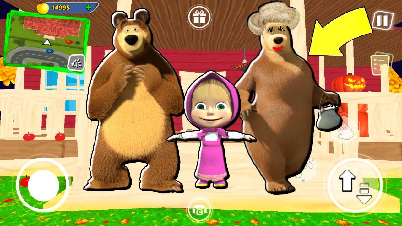 ИГРАЮ СЕМЬЯ МАША И МЕДВЕДЬ ПРИВЕТ СОСЕД - Dark Riddle ПОХОЖАЯ ИГРА на Hello Neighbor