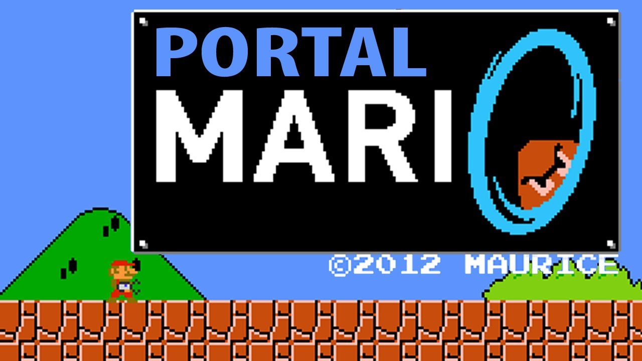 Пробую Mario Portal-это капец товарищи