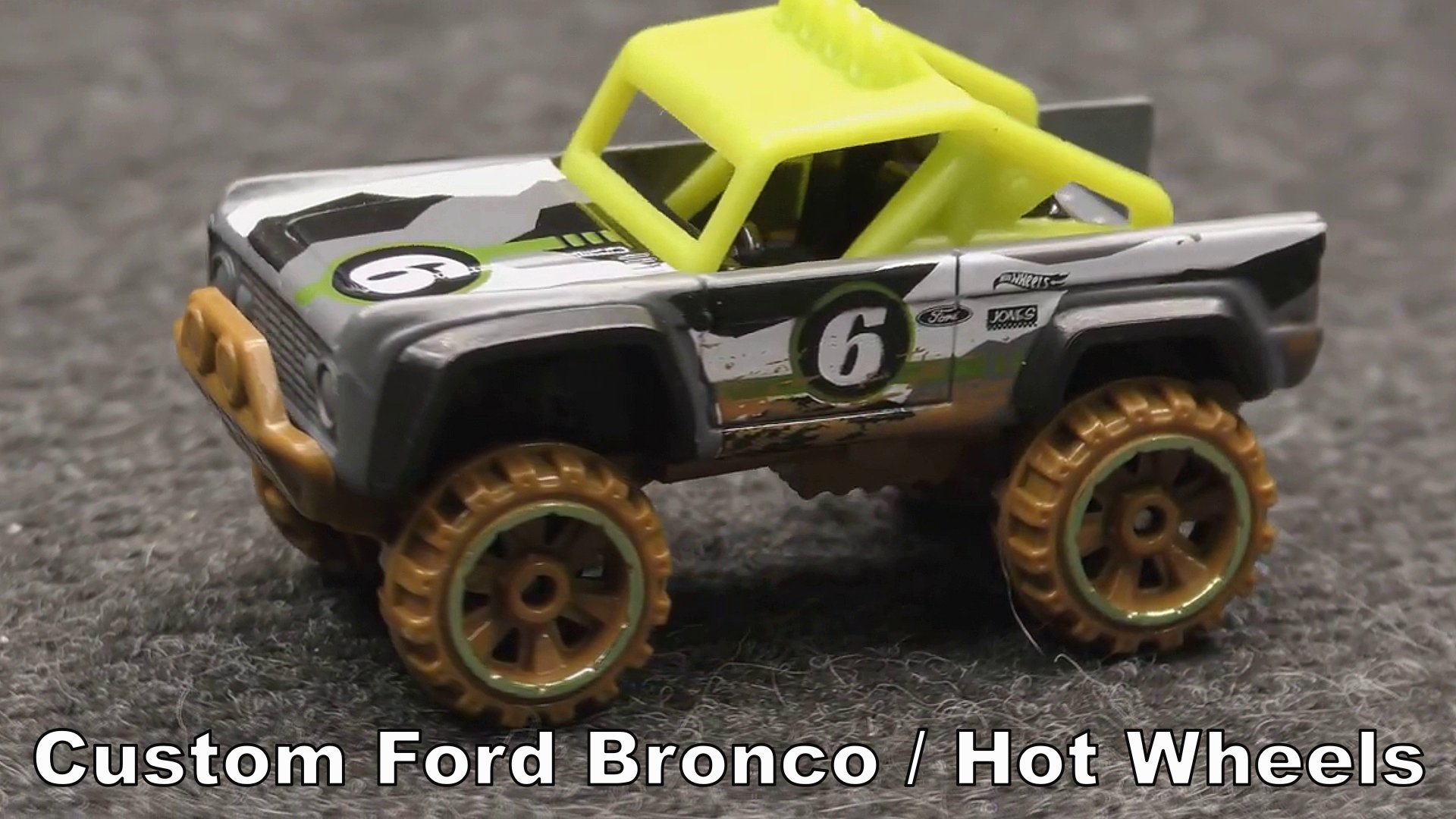 Custom Ford Bronco / Hot Wheels / Масштаб 1:64 коллекционная / Масштабная модель автомобиля