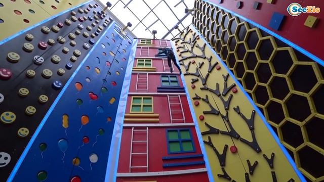 Indoor Playground for children in Play Center | Ярослава на Скалодроме | Tiki Taki Kids