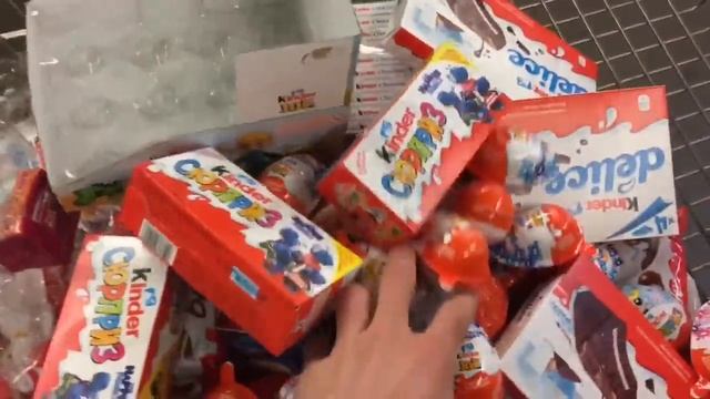 NEW! A Lot Of Candy 2018 #41 ASMR / АСМР Киндер Сюрпризы, Очень много конфет и сладостей