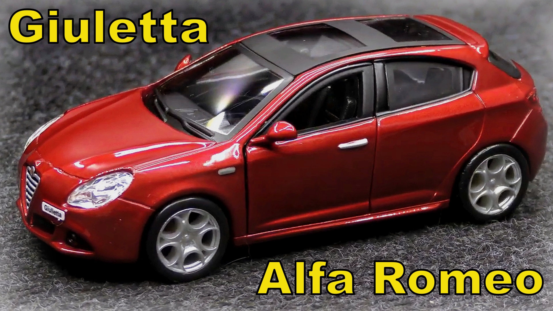 Alfa Romeo Giuletta / Масштаб 1:32 / bburago / Масштабная модель автомобиля