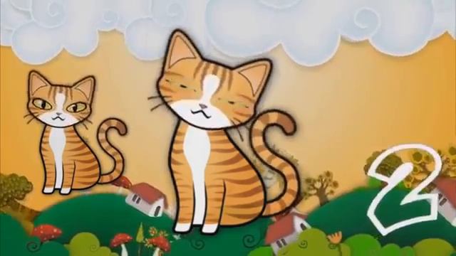 Считаем с котятами до 3 Учимся считать 1 2 3 с маленькими котятами Умный мультик для детей и малышей