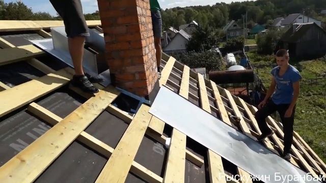 как обшить дымоход на крыше