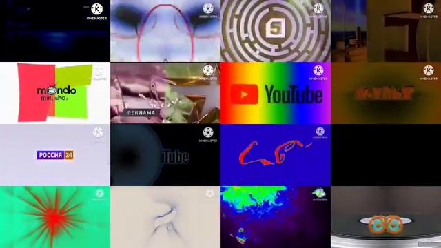 Сборник заставок в одном экране с эффектами №6. Collection of screensavers in one screen №6.