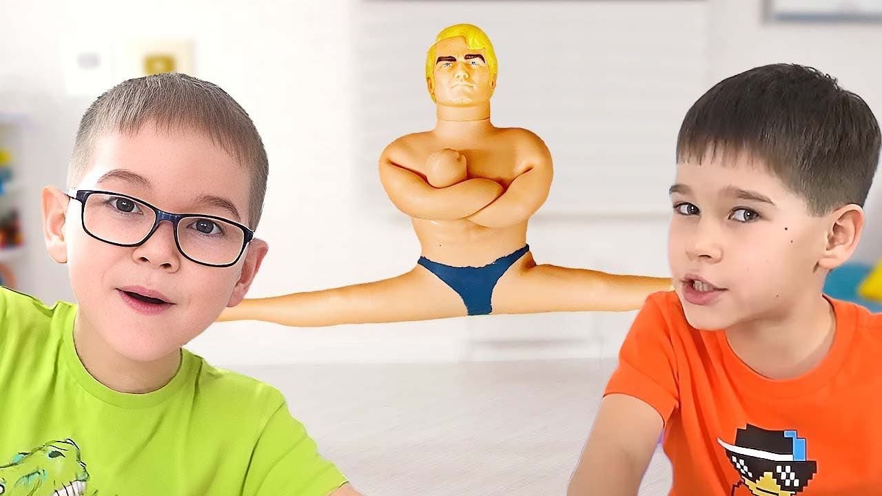 Эксперименты с игрушками Stretch Armstrong, Вак-Мэн и Соником / #ErikShow