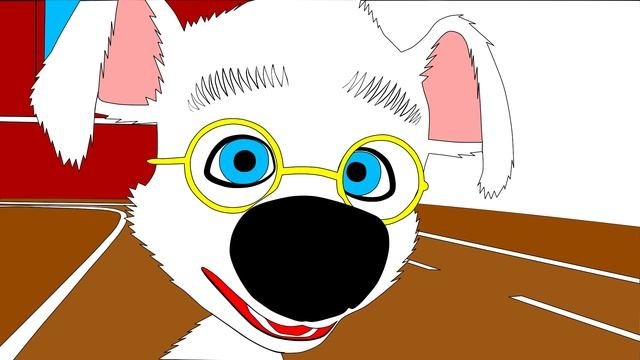 Белка и Стрелка: Озорная семейка. Раскраска, 1 серия. Сюрприз из Америки