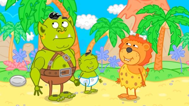 Lion Family Русский - лампочка с наполнением - Мультик для детей