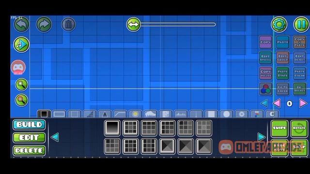 как поменять музыку в создании уровня geometry dash