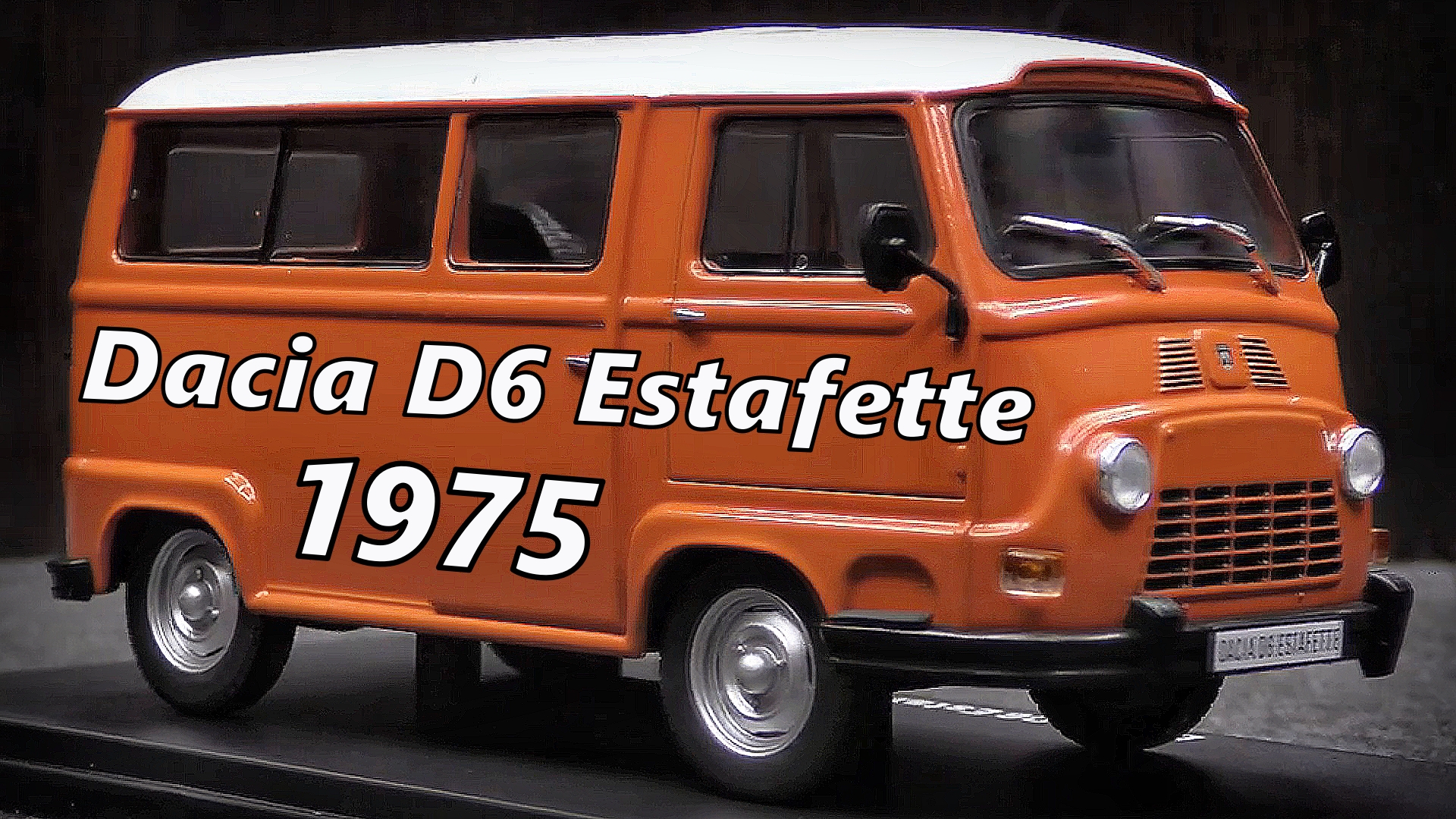 Dacia D6 Estafette Микроавтобус Модель машины 1975 Масштаб 1:24 hachette Мини-копия автомобиля