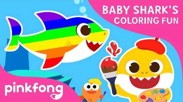 Baby Shark's Coloring Fun | Baby Shark Coloring Book | Toy Show | Pinkfong Toy Show for Children
