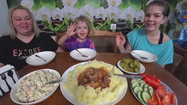 мукбанг/Марат сказал "фу, я это есть не буду" ?/ жизнь в селе навеселе