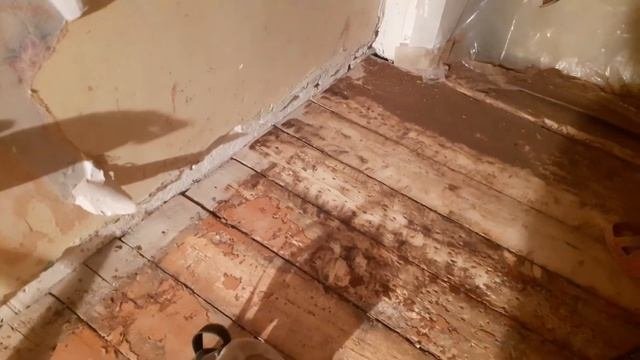 Очистка старых деревянных полов от краски